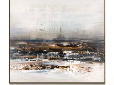 Plaster two square photo frames 42 Low-poly 3D model