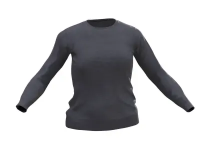 Pullover 126 - All MH Bodies - UE5 Skeletons - Rigged Low-poly 3D model