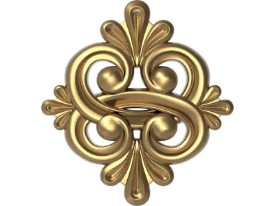  decorative pattern ready for 3D printing 3D model 298