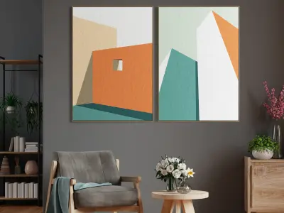 Photo Frame 203 Low-poly 3D model
