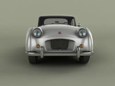 Triumph TR2 Francorchamps Coupe 3D model