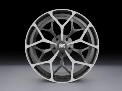 Hsr Wheel myth 01 Low-poly 3D model