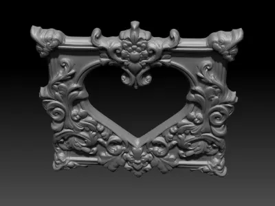 Bas relief Frame 240506 05 3D print model