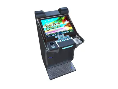 Slot Machine 05 Low-poly 3D model
