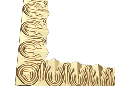 Classic Frame 021 Low-poly 3D model
