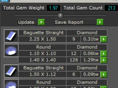 luxury diamond ring jr00050 3D print model