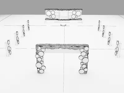 christmas event setup  3D model