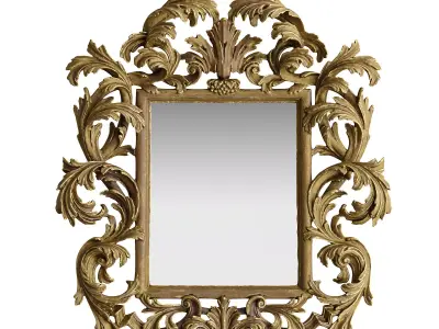 Roberto Giovannini Art 1011 Classic Mirror two finishes LOWPOLY Low-poly 3D model