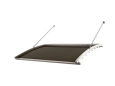 Motorized Pergola 6 nickel matte 3D model
