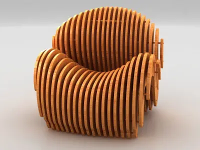 Parametric Chair  05 3D model