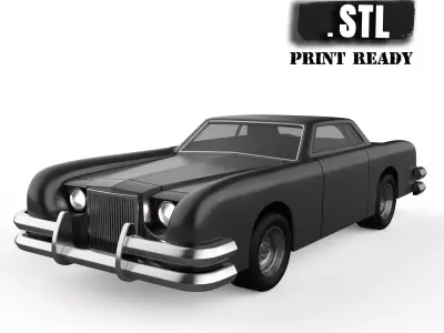 Evil Car 3D Model for 3D Printing Iconic Horror Vehicle 3D print model