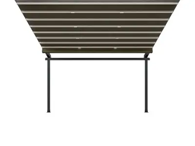 Motorized Pergola 5 vanadium 3D model