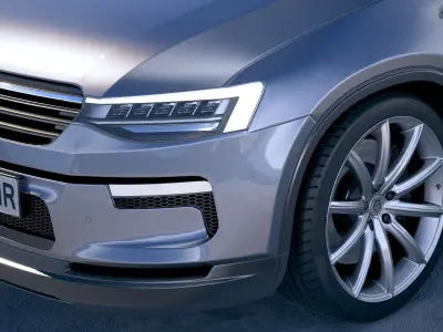 Generic SUV crossover 2018 3D model