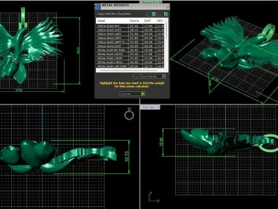 Habenaria radiata 3D print model
