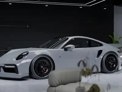 Porsche 911 Brabus Rocket 900 3D model