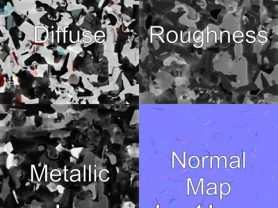 Porsche 959 Turbocharged All-Wheel Drive Model Low-poly 3D model