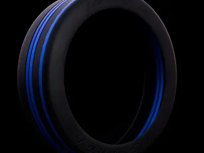 BF Goodrich Scorcher TA Tires Low-poly 3D model