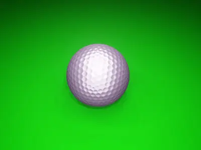 Golf Sports Ball 3D model