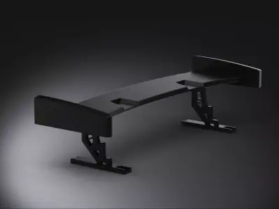 Spoiler technical automotive tuning part 3D model