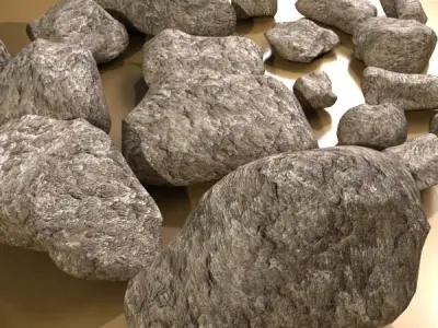 Stones 01 3D model