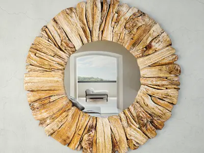 Driftwood Mirror 3D model