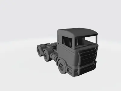 truck miniature 3D print model
