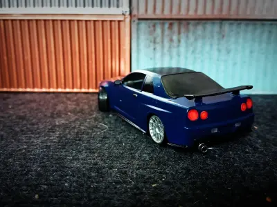 STURMKIND SKYLINE R34 3D print model