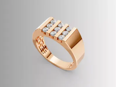 rings008 3D print model