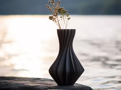 Hills Vase for Living Room Decor 3D print model