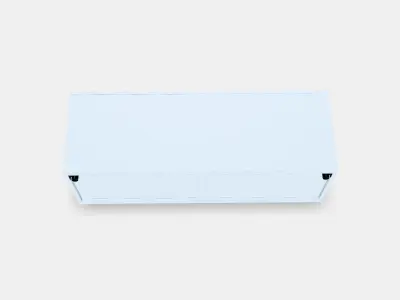 BESTA Shelf unit with glass doors 6 3D model