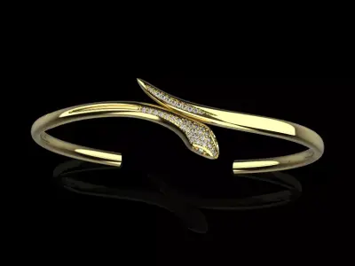 Snake Bracelet 65157 3D print model