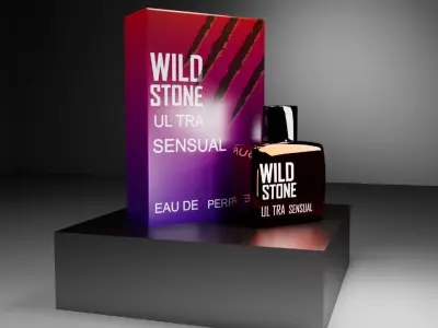 Perfume bottle Low-poly 3D model