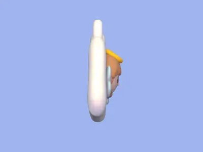 Angel Cloud Ornament 3D print model