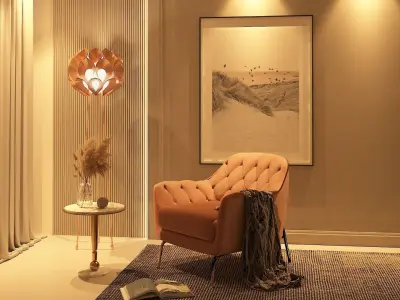 Floor Lamp 3D model 5