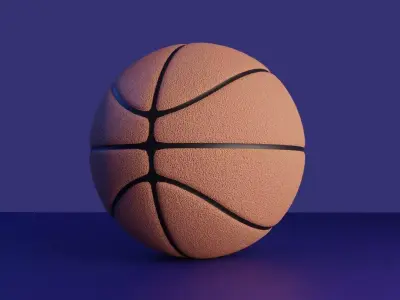 Basketball ball Free low-poly 3D model buy