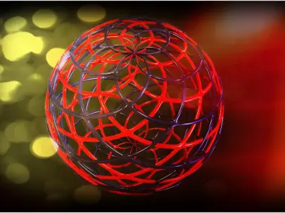 Sphere shaped Free 3D model
