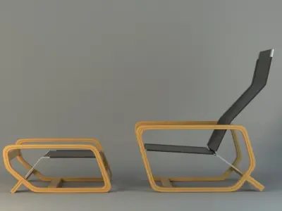 Toro Lounge Chair 3D model