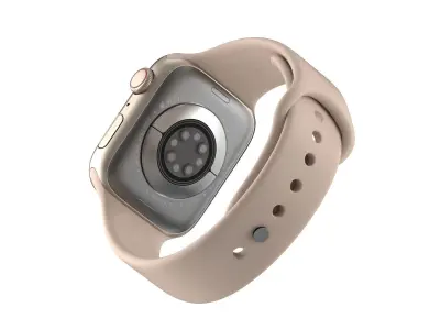 Apple Watch Series 8 Gold 3D model