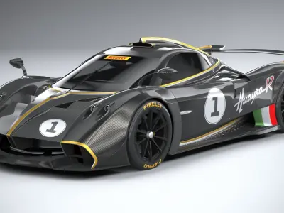Pagani Huayra R 2021 3D model