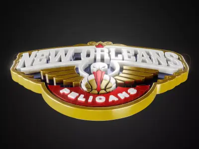 New Orleans Pelicans logo - Cinematic - 3D print 3D model
