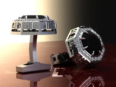 Cufflinks Sheyx  3D print model