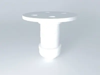 Pipe leg Free 3D model