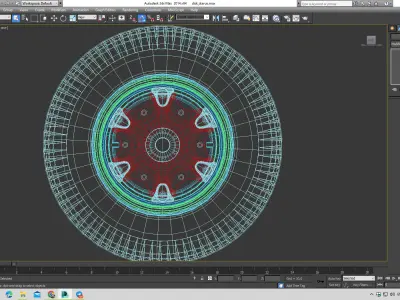 Disc of the Soviet bus Liaz-677 3D model