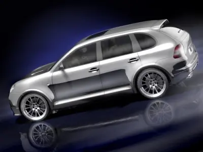 Porsche Cayenne Turbo 2005 3D model