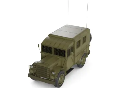 4x4 truck 3D model by OK3D