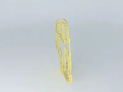 VW van wall art Free 3D model