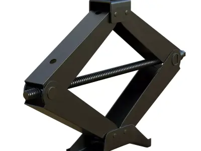 Car Jack Low-poly 3D model