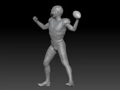 NFL PLAYER QUARTERBACK 3D print model