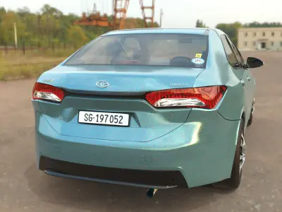 Corolla car 3D model
