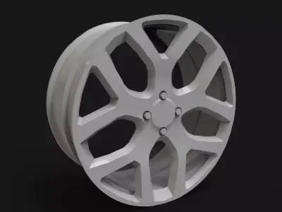 car wheel Free 3D print model